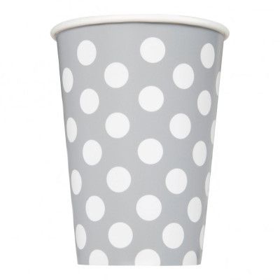 Pappersmuggar Silver Prickiga - 6-pack