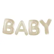 Ballonggirlang Baby Krämvit