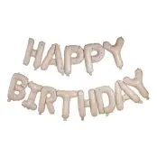 Ballonggirlang Happy Birthday Gold Speckle