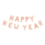 Ballonggirlang Happy New Year Roséguld