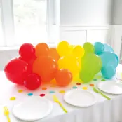 Ballonggirlang&Konfetti Regnbåge