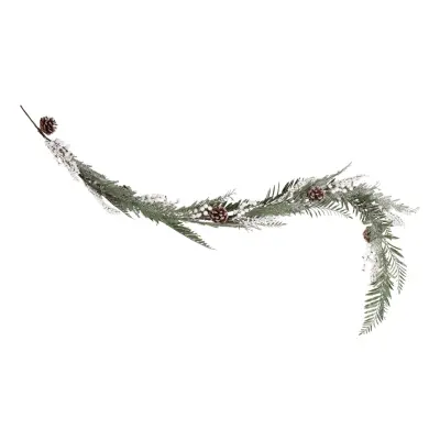 Blomstergirlang Snowy Jul