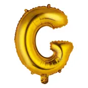 Bokstavsballong Mini Guld Metallic - Bokstav G
