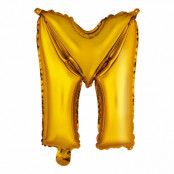 Bokstavsballong Mini Guld Metallic - Bokstav M