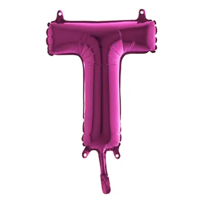 Bokstavsballong Mini Rosa - Bokstav T