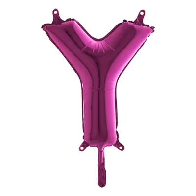 Bokstavsballong Mini Rosa - Bokstav Y