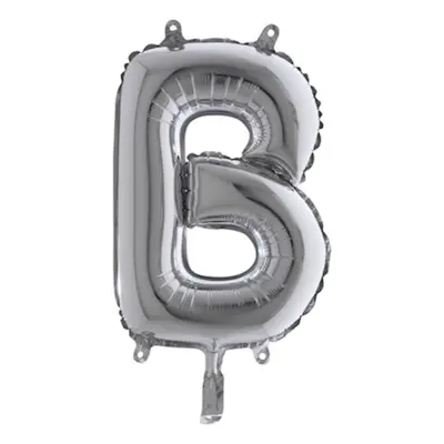 Bokstavsballong Mini Silver - Bokstav B