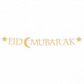 Bokstavsgirlang Eid Mubarak