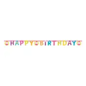 Bokstavsgirlang Happy Birthday Cupcake