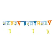 Bokstavsgirlang Happy Birthday Minions