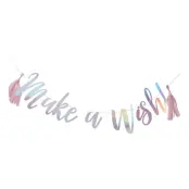 Bokstavsgirlang Make A Wish!