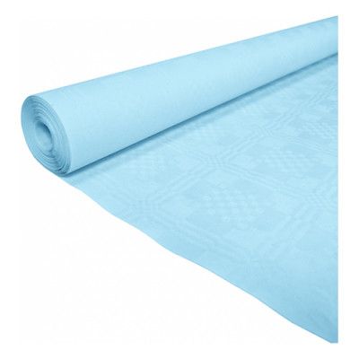 Bordsduk i Papp Babyblå - 119 cm x 8 m