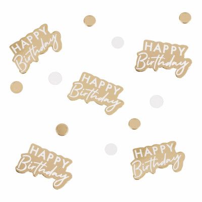 Bordskonfetti Happy Birthday