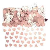 Bordskonfetti Hjärtan Roséguld - 14 gram