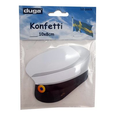 Bordskonfetti Studentmössor - 12-pack