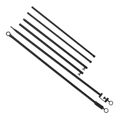 Bordsstång Metall med Tving - Svart