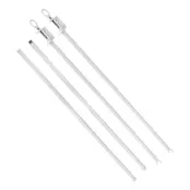 Bordsstång Metall med Tving - Vit