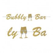Bubbly Bar Glitter Girlang