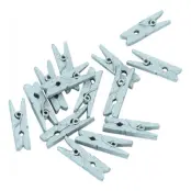 Klädnypor Mini Silver - 24-pack