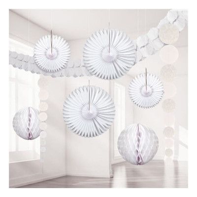 Dekorationskit i Vitt - 9-pack