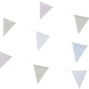 Vimpelgirlang Blommig Pastell