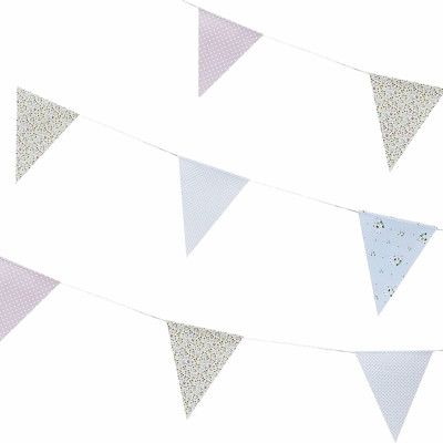 Vimpelgirlang Blommig Pastell