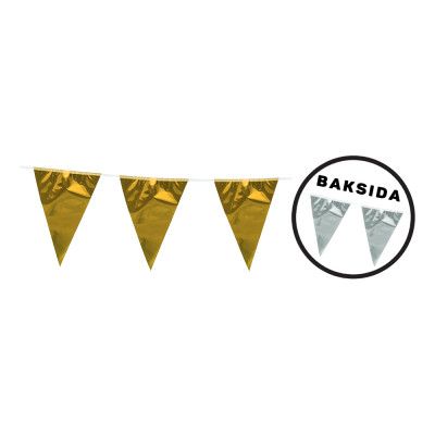 Flaggirlang Guld/Silver