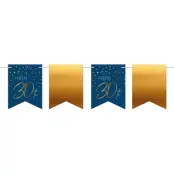 Flaggirlang Happy 30th True Blue