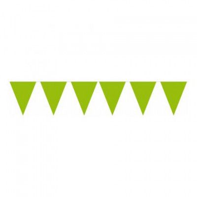 Flaggirlang Limegrön