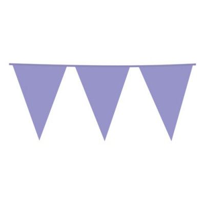 Flaggirlang Ljuslila - 10m x 30 x 45 cm