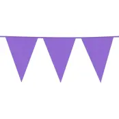 Vimpelgirlang Ljuslila - 3m x 10 x 15 cm