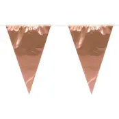 Vimpelgirlang Metallic Roséguld