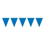 Vimpelgirlang Mini Blå
