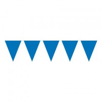 Flaggirlang Mini Blå