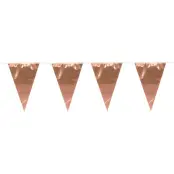 Vimpelgirlang Mini Metallic Roséguld