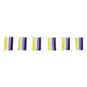 Flaggirlang Pride Ickebinär - Liten