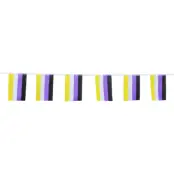 Flaggirlang Pride Ickebinär - Stor