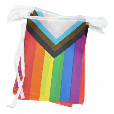 Flaggirlang Progress Pride