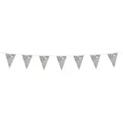 Flaggirlang Silvermetallic