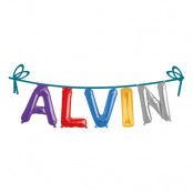 Ballonggirlang Folie Namn - Alvin