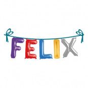 Ballonggirlang Folie Namn - Felix