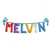 Ballonggirlang Folie Namn - Melvin