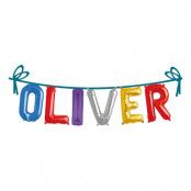 Ballonggirlang Folie Namn - Oliver