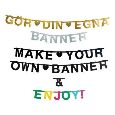 Gör-Det-Själv Girlang - Blandade färger