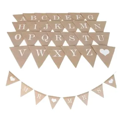 Gör Det Själv Jute Banderoll - Bokstav L