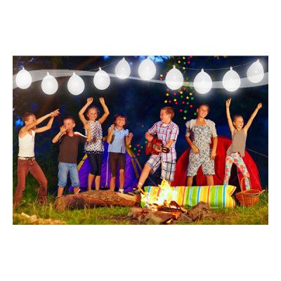 Girlang Ballonger LED Vit