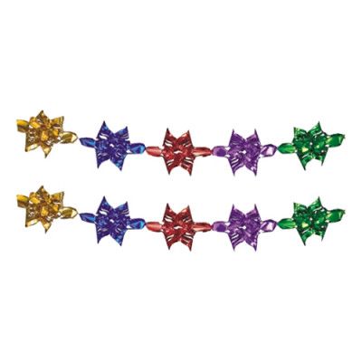 Girlang Blommor Metallic