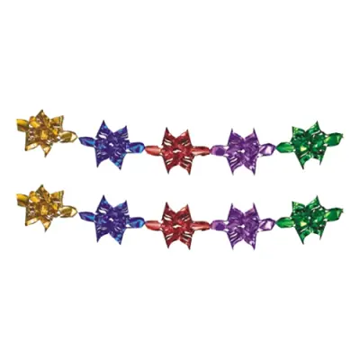 Girlang Blommor Metallic