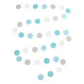 Girlang Cirklar Blå