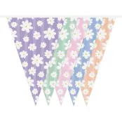 Girlang Daisy Blommor Pastell